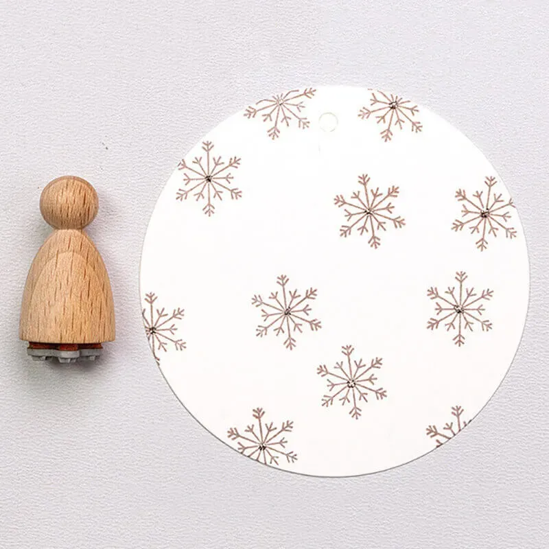Perlenfischer Eisblume 3 Stempel Weihnachten 13x15 mm