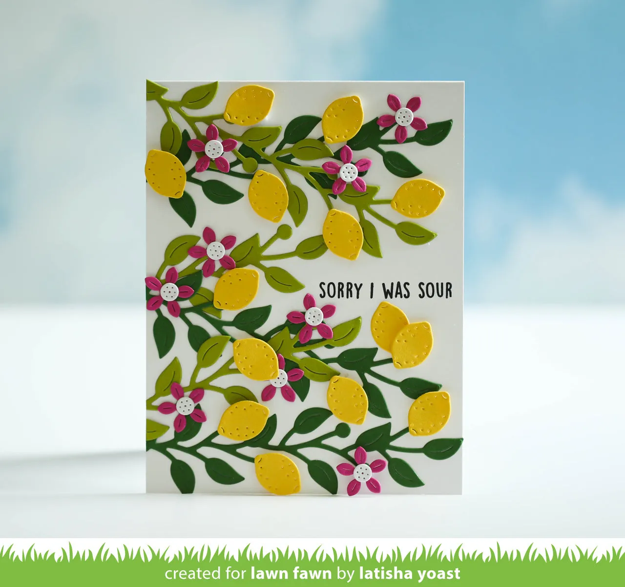 Lawn Fawn Lawn Cuts Lemon Vine Border Stanzschablonen