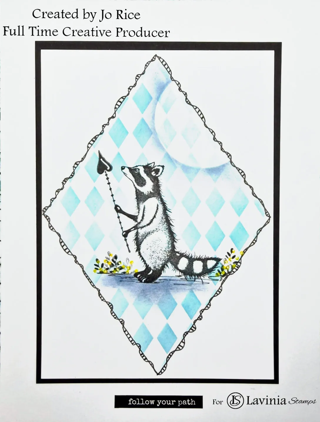 Lavinia Stamps Diamond Chequerboard Schablone Rauten