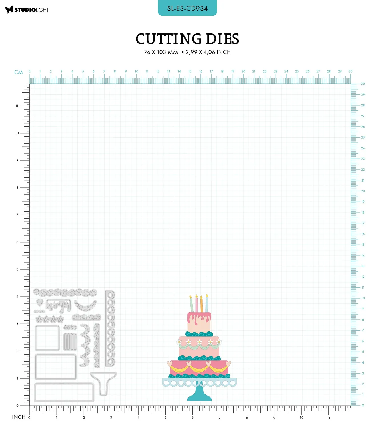 StudioLight Essentials Stanzform B-day Cake Torte
