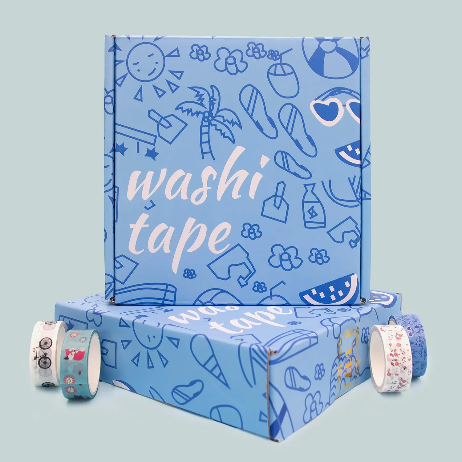 Ieebee Cute Washi Tape Set 40 Rollen 15 mm bunt