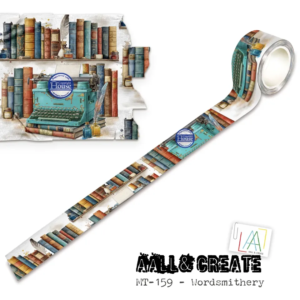 AALL and Create MT-159 Wordsmithery Washi Tape 25mm 10m