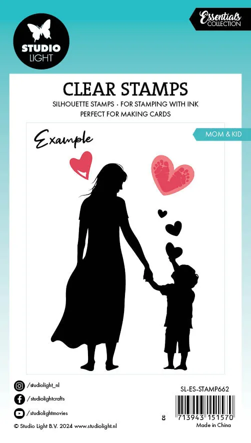 StudioLight Essentials Mom & Kid Clear Stamps Motivset