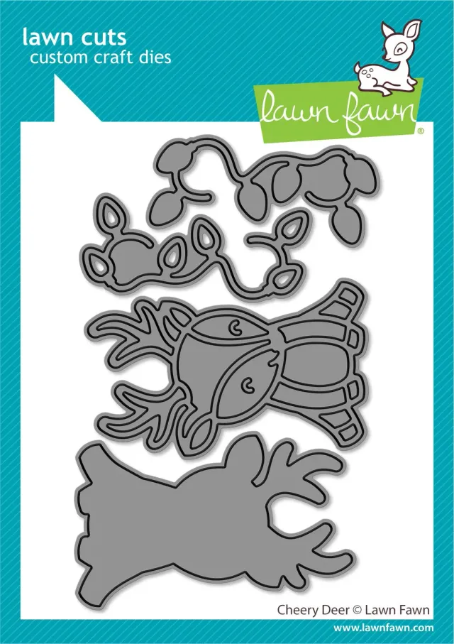 Lawn Fawn Lawn Cuts Cheery Deer LF2699 Stanzschablone Hirsch
