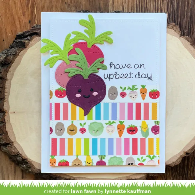 Lawn Fawn Happy Veggies Washitape Gemüse 15mm 10m