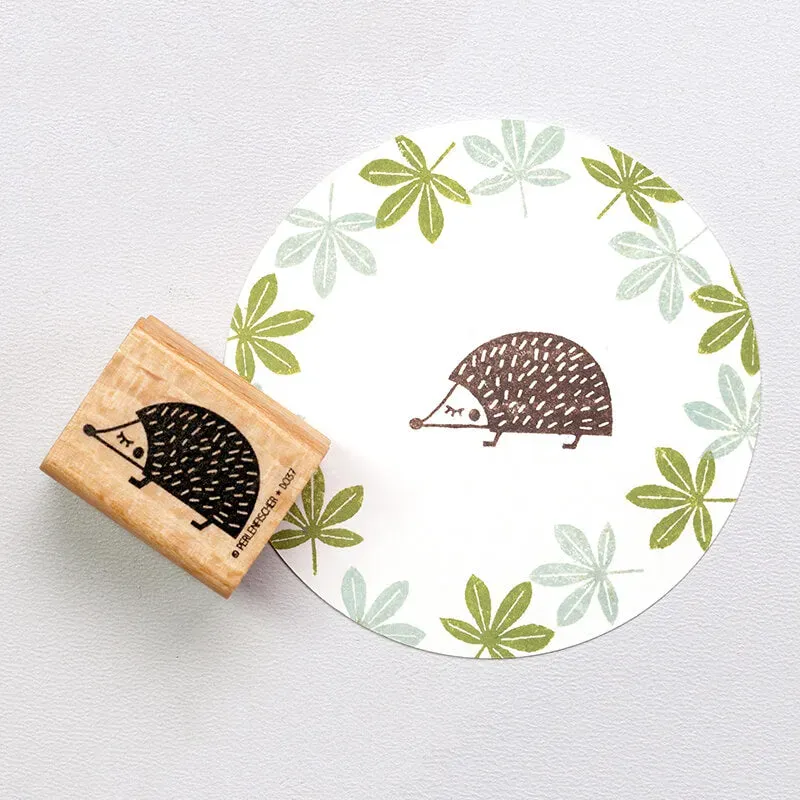 Perlenfischer Igel Holzstempel 16x28 mm Tiermotiv