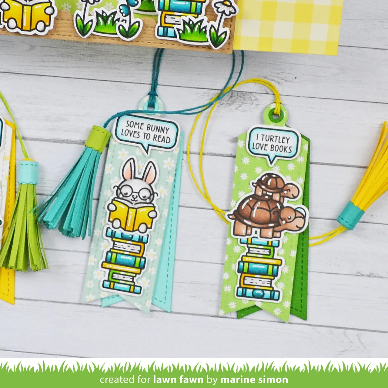 Lawn Fawn Tassel Tag Stanzschablone Quaste Anhänger