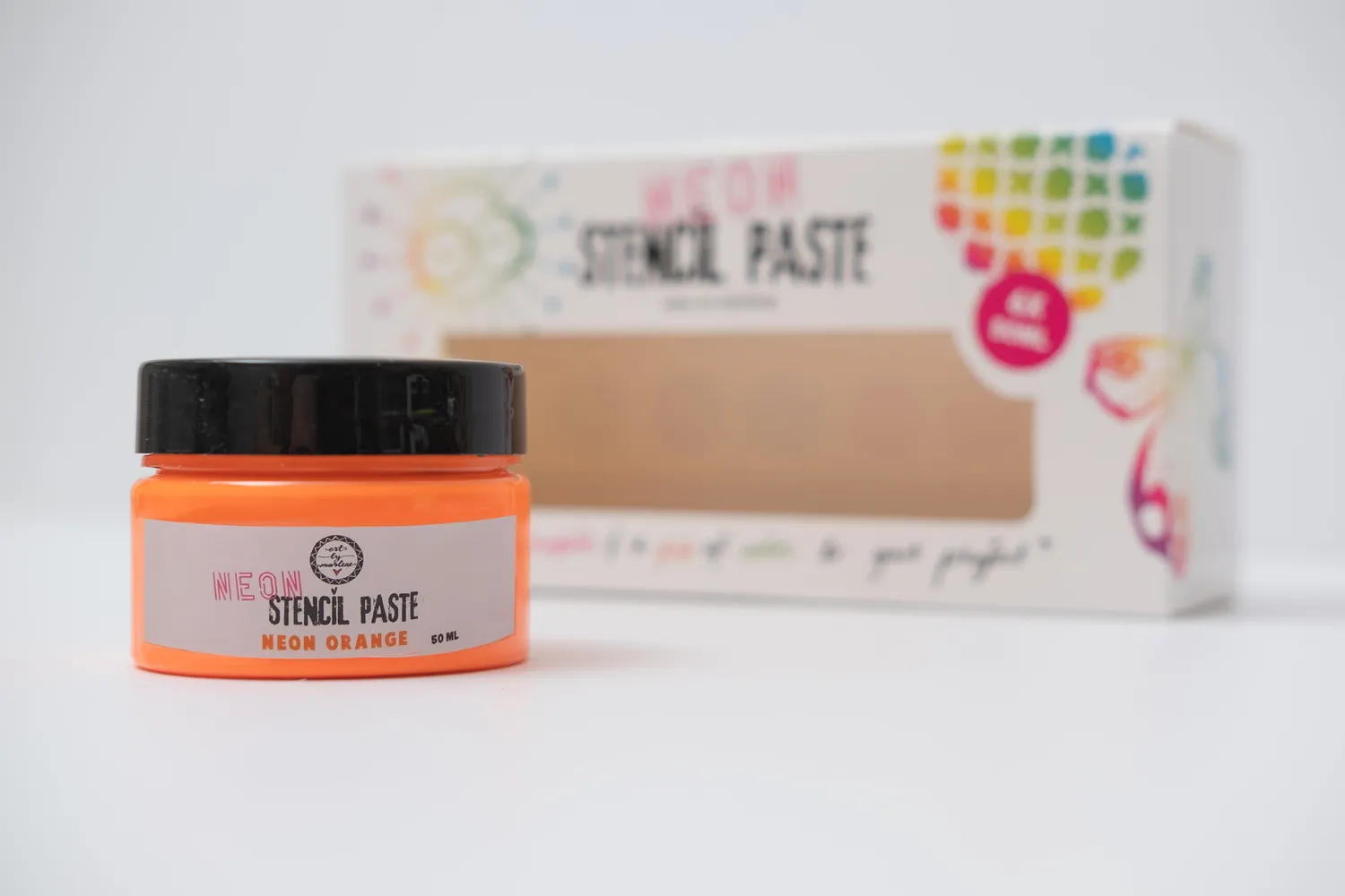 Art by Marlene Stencil Paste Neon 6x50 ml Strukturpaste