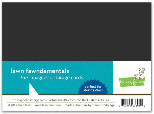 Lawn Fawn Magnetic Storage Cards Magnetkarten 5x7 10er