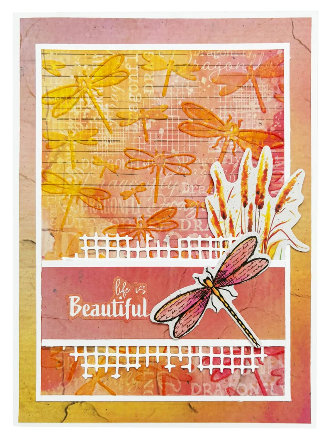 StudioLight Hazel Eaton Stickerblock Dragonfly Dreams Sentiments