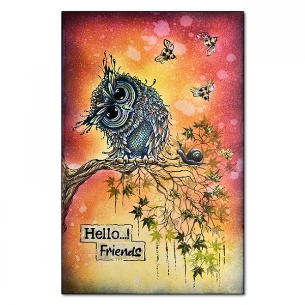 Lavinia Stamps Bee Miniature Stempel Biene Mini