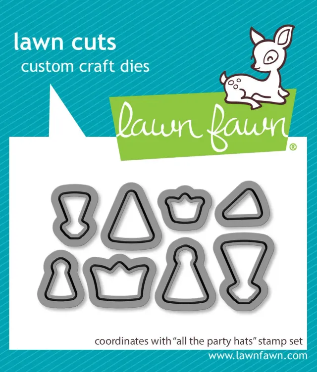 Lawn Fawn All the Party Hats Lawn Cuts Stanzschablonen Partyhüte