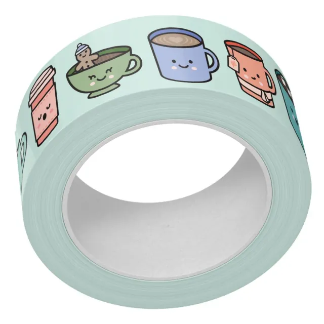 Lawn Fawn A Latte Love Washi Tape Kaffee 15mm