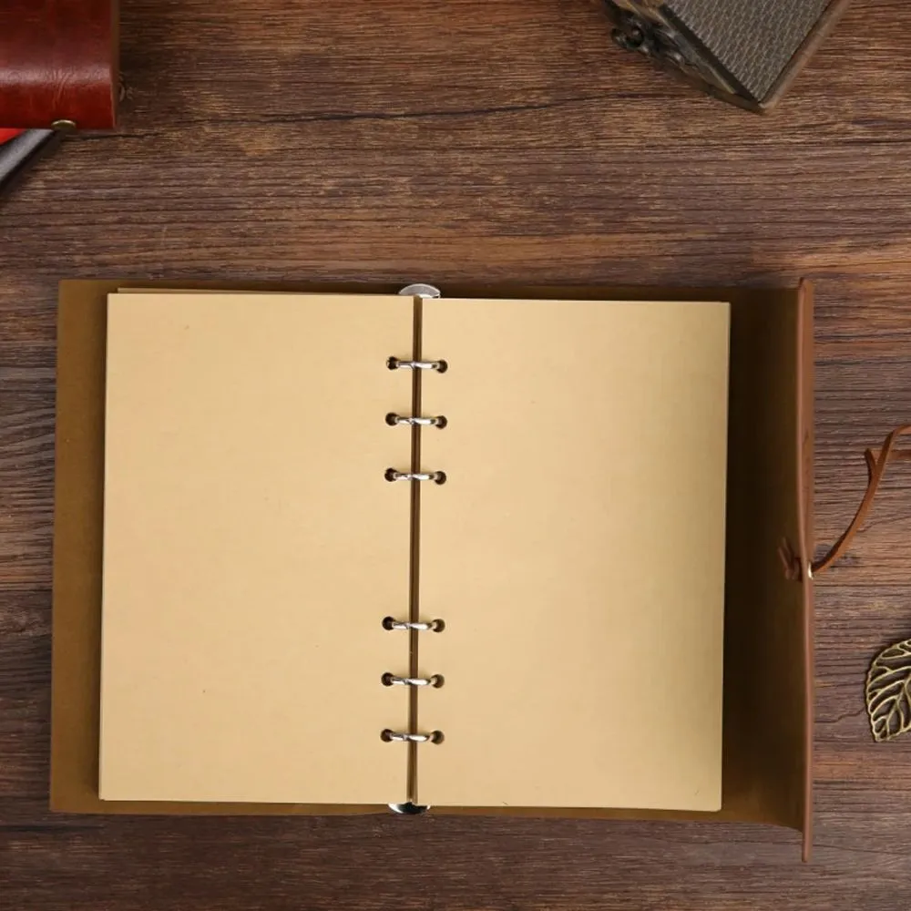 Ieebee Leaf Memories Notizbuch PU-Leder Blanko