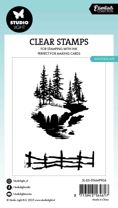 StudioLight Essentials Winterscape Clear Stamps Winterset