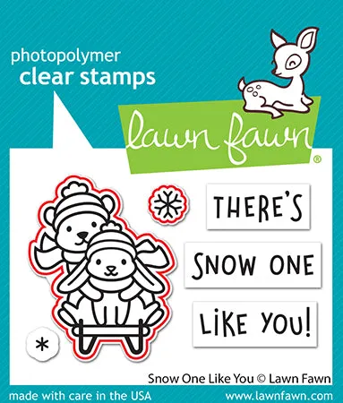 Lawn Fawn Snow One Like You Lawn Cuts Stanzschablonen