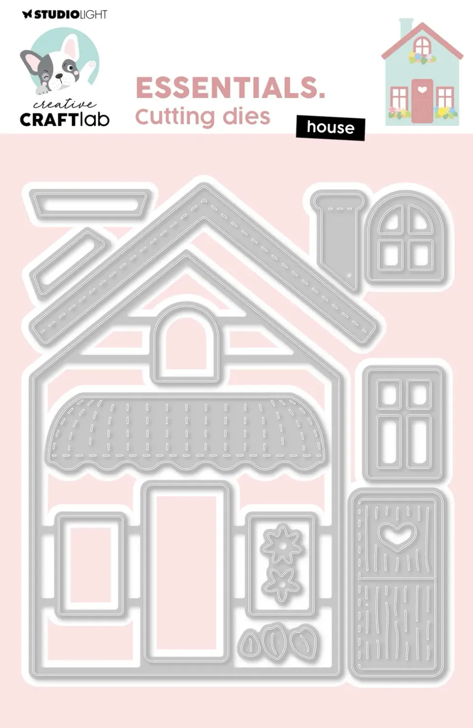 StudioLight Creative Craftlab Essentials Stanzschablone Haus