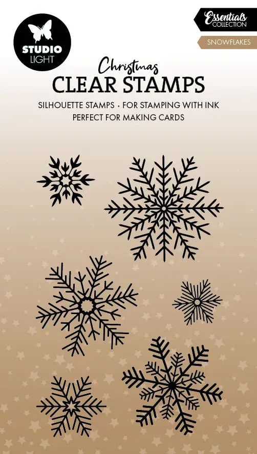 Studio Light Essentials Snowflakes Clear Stempel Schneeflocken
