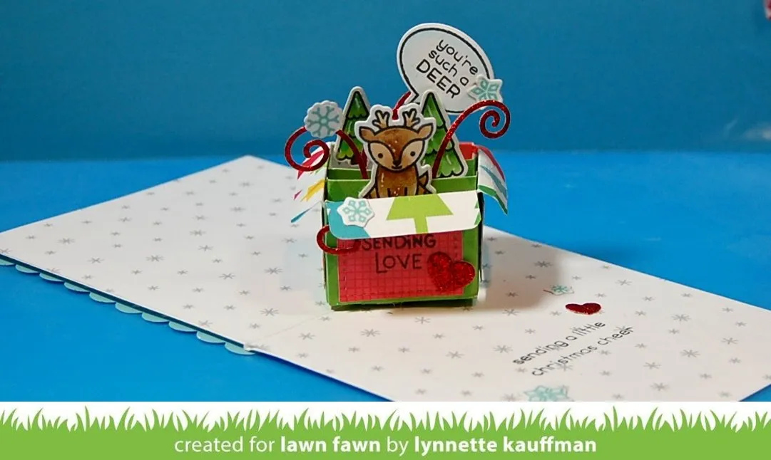 Lawn Fawn Mini Pop-Up Box LF1782 Stanzschablonen
