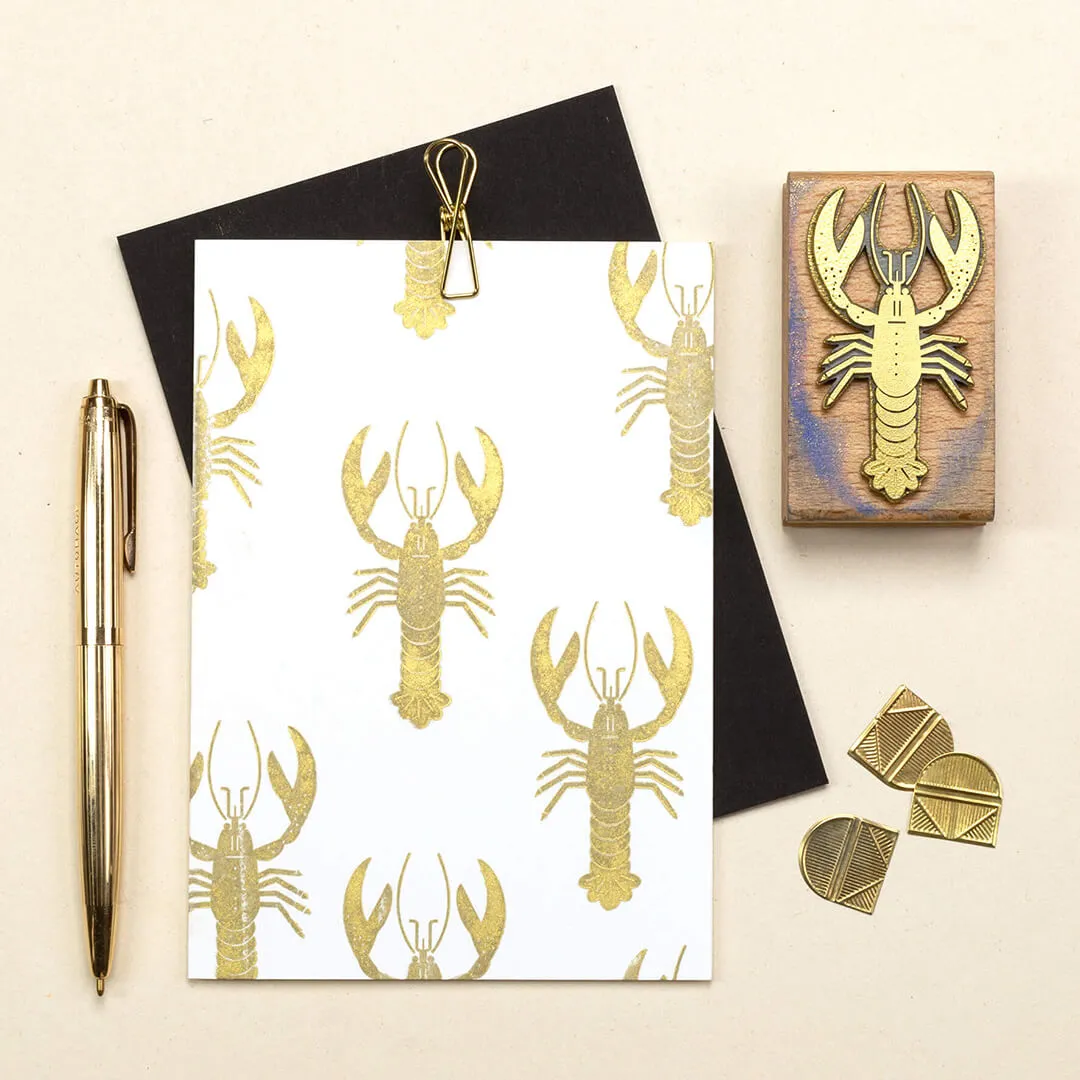 Perlenfischer Lobster Stempel Hummer 62 x 33 mm