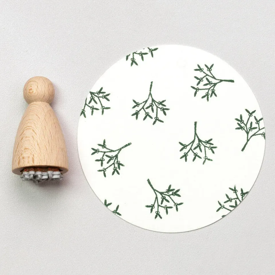 Perlenfischer Mistletoe Small Stempel 17x15 mm Weihnachten