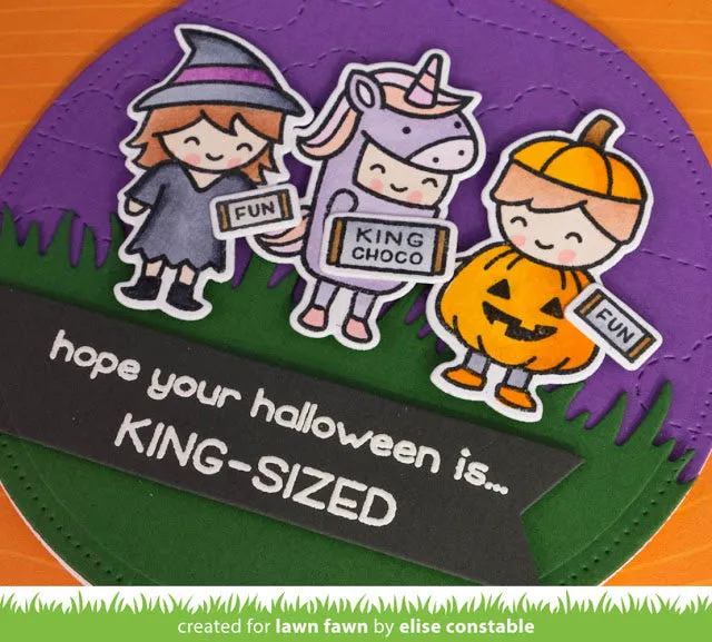 Lawn Fawn Costume Party Clear Stamps Halloween