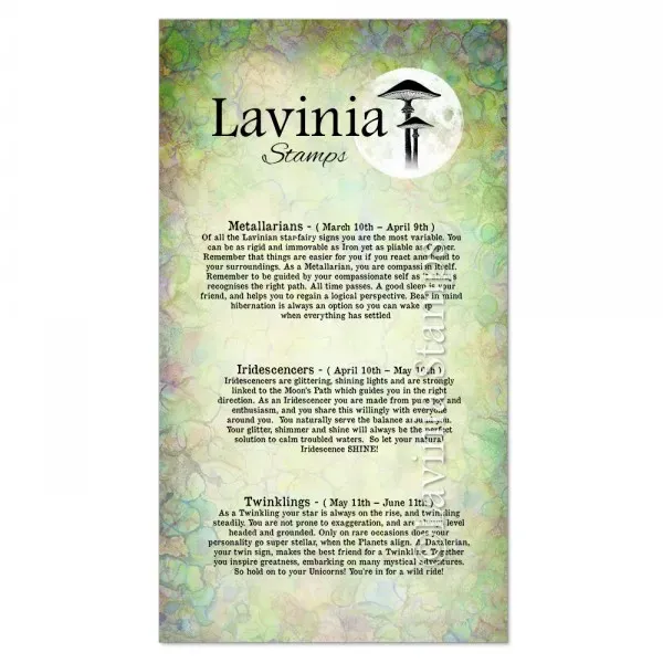 Lavinia Stamps Psychic Signs Stempel Photopolymer