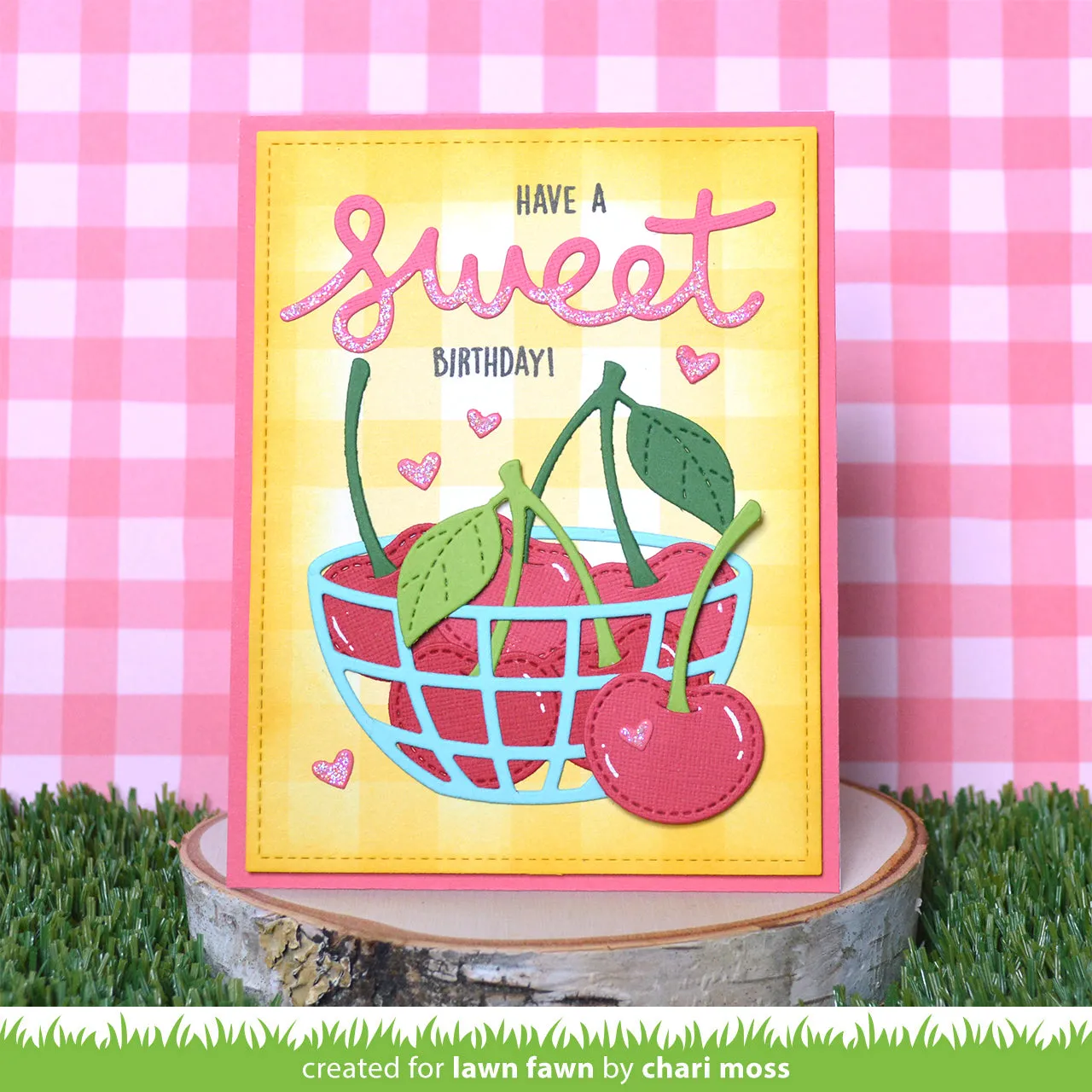Lawn Fawn LF3179 Lawn Cuts Stanze Cheery Cherries Kirsche