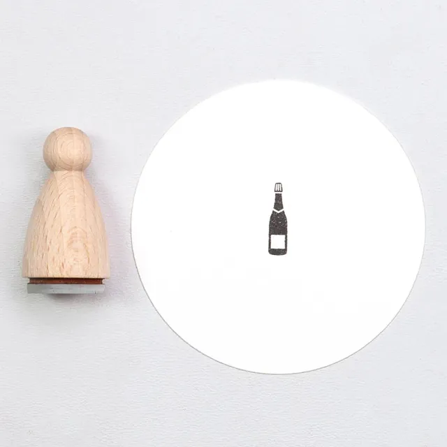 Perlenfischer Sektflasche klein Stempel 18,4 mm Anstoß