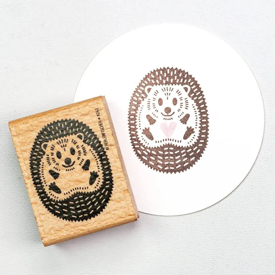 Perlenfischer Dreaming Hedgehog Stempel 32x42 mm Igel