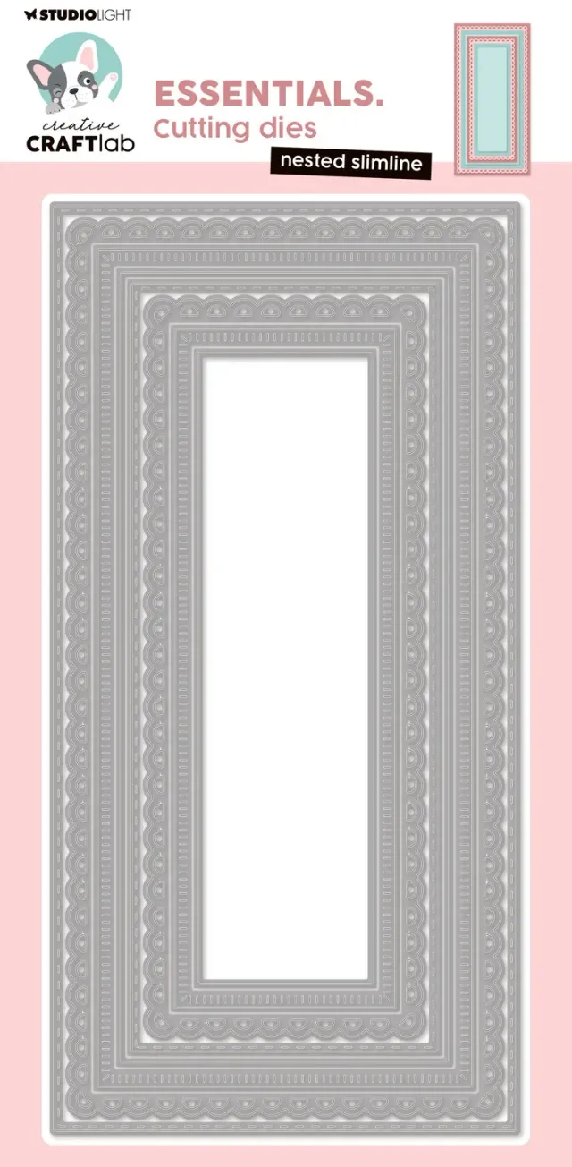 Creative Craftlab Essentials Nested Slimline Stanzschablone