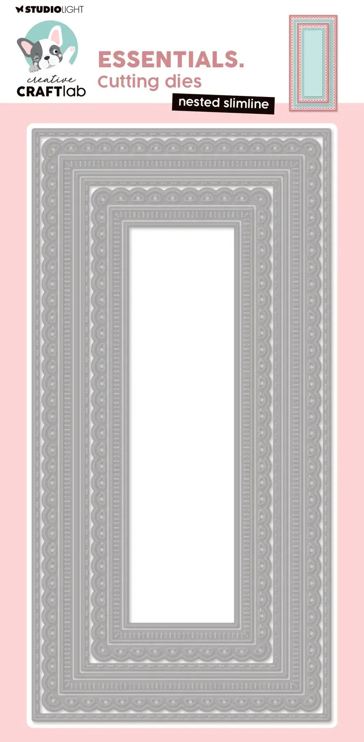 Creative Craftlab Essentials Nested Slimline Stanzschablone