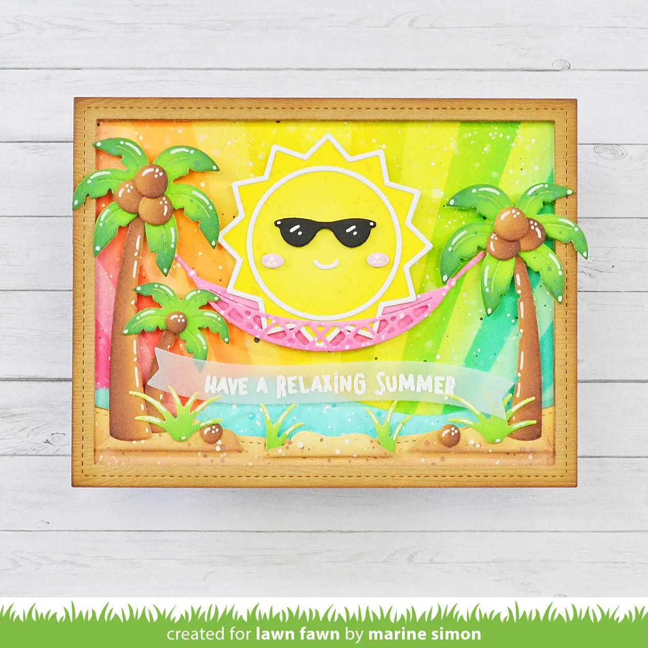 Lawn Fawn Lawn Cuts Mr. Sun Stanzen Sonne 5-teilig