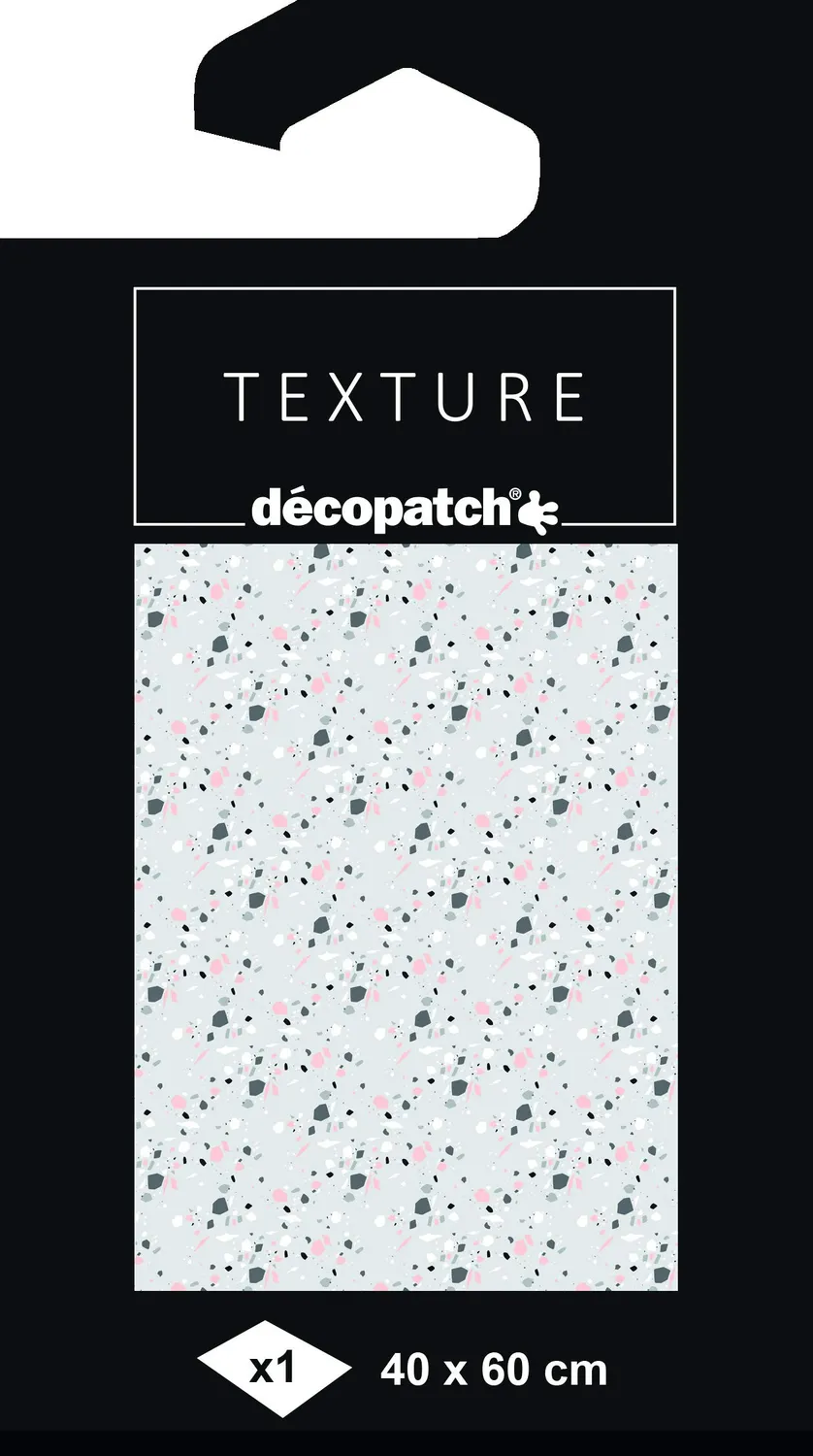 décopatch TD778C Papier Sternen Gold 1 Bogen 40x60 Metallic