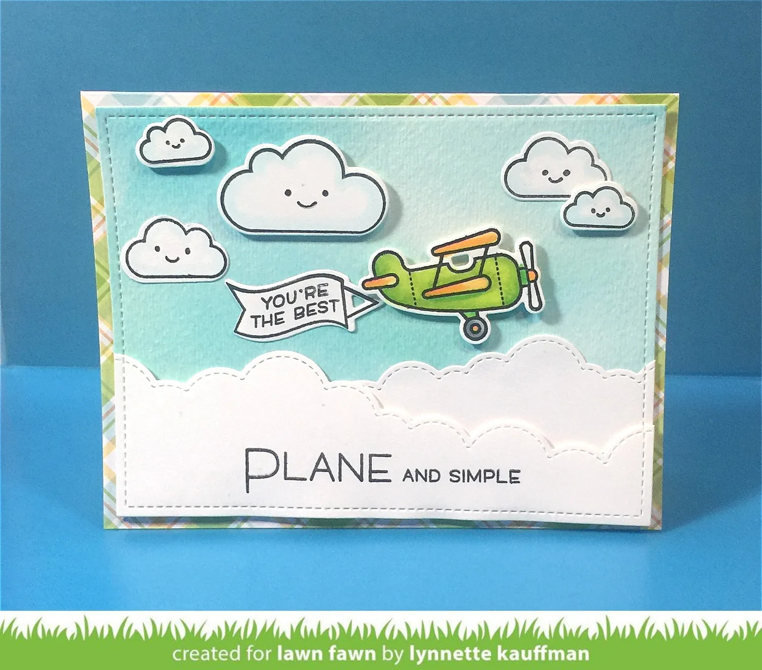 Lawn Fawn LF1608 Cloudy Hillside Pop-Up Add-On Stanzschablonen