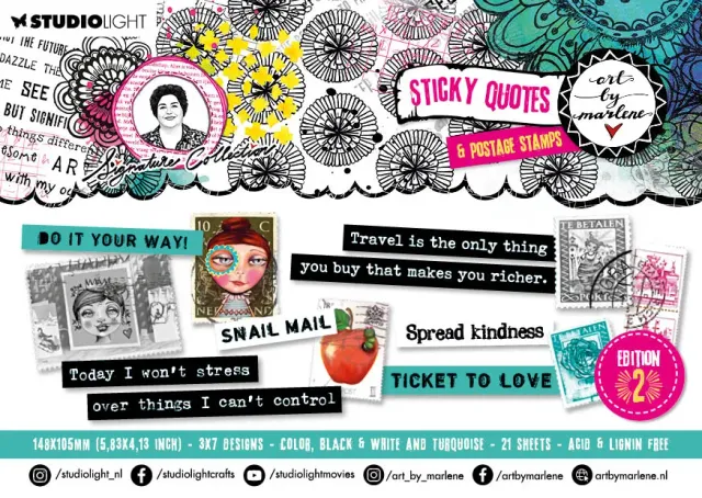 StudioLight Art by Marlene Signature Collection Edition 2 Stickerblock