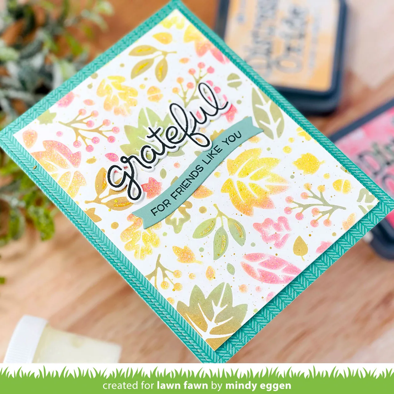 Lawn Fawn Stencil Paste Fairy Dust Glitzerpaste 2 oz glitzernd