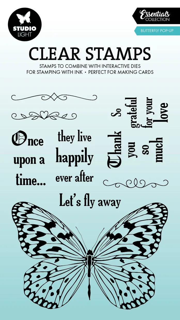 StudioLight Essentials Pop-up Clear Stamps für Karten