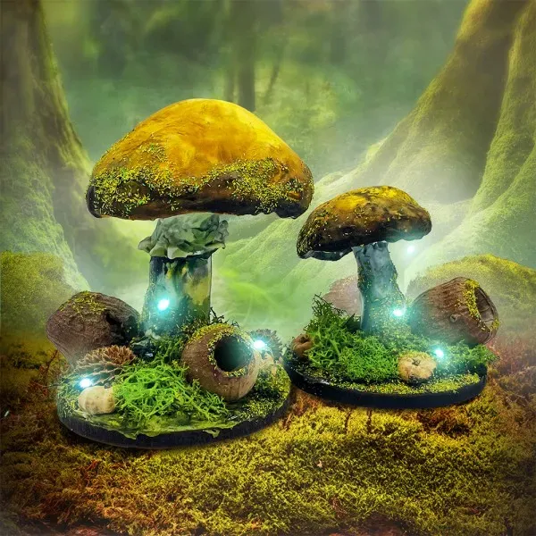 Lavinia-Stamps Enchanted Model Mushroom Kit Bastelset kaltweiß