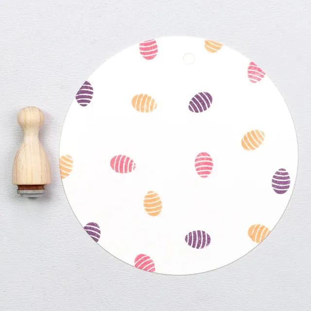 Perlenfischer Easter Egg Stripes Mini Stempel 6x8 mm