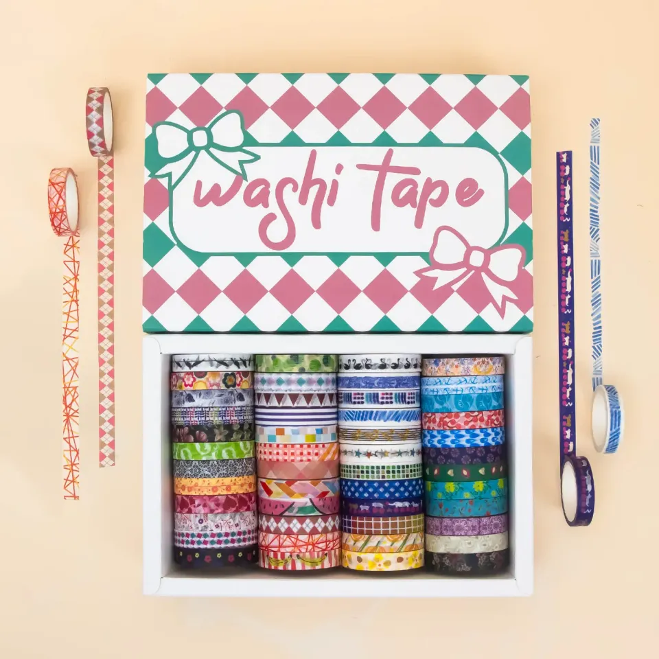 Ieebee Mixed Pattern Washi Tape 48 Rollen 8 mm