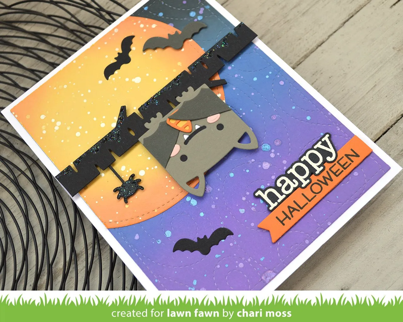 Lawn Fawn Tiny Gift Box Bat Add-On Stanzen
