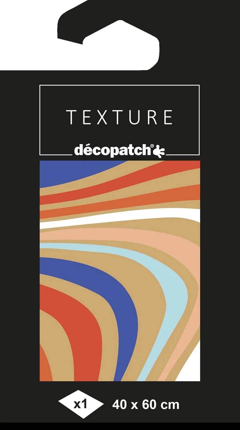 décopatch TD778C Papier Sternen Gold 1 Bogen 40x60 Metallic