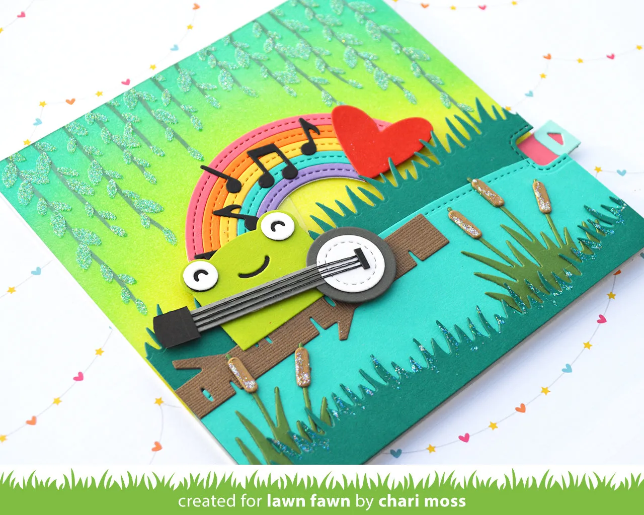 Lawn Fawn Lawn Cuts Tiny Gift Box Frog Add-on Stanzschablonen