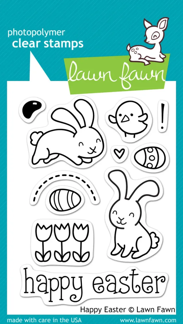 Lawn Fawn Happy Easter LF453 Stempelset Ostern