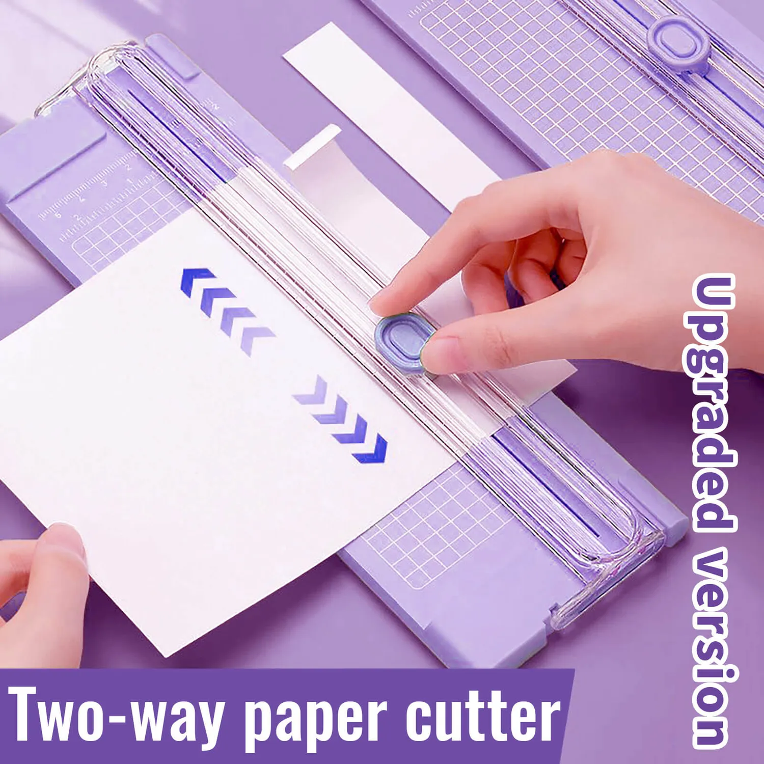 Ieebee Light Cutter Papierschneider Lila für Scrapbook dünn