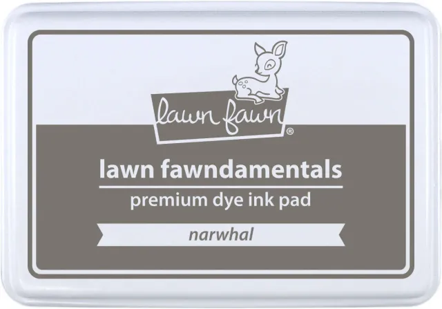 Lawn Fawn Narwhal Stempelkissen Grau LF1274