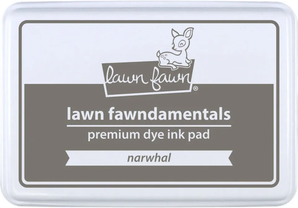 Lawn Fawn Narwhal Stempelkissen Grau LF1274