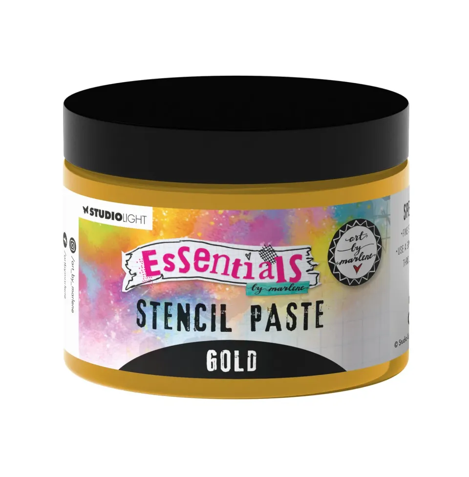 StudioLight Art by Marlene Essentials Stencil Paste Gold Metallic