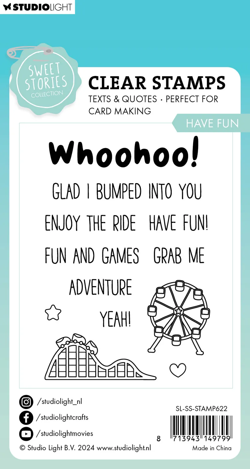 StudioLight Sweet Stories Stempel Have Fun Sprechblasen